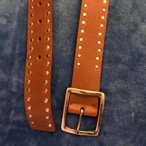 New Leather Calvin Klein jeans belt. Large.